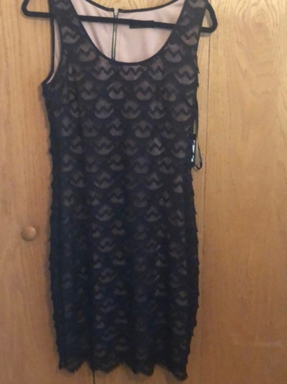 Guess Black Lace Sleeveless Cocktail Dress